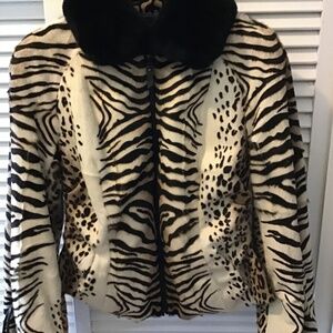 Stephen’s Animal Print Fur Coat